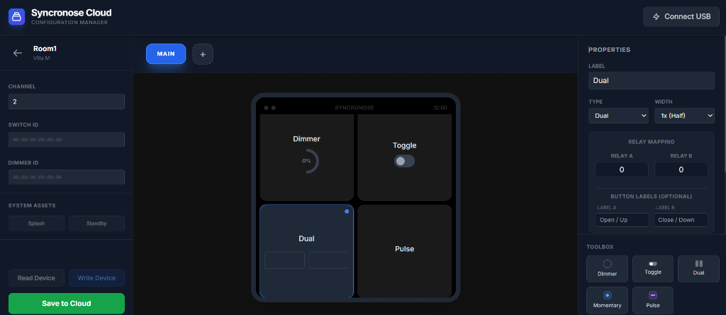 Syncronose Cloud Interface